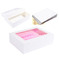 14x10x4 Inches 10 Pack Cake Boxes with Cake Boards