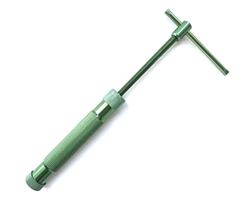 HEVERP Stainless Steel Clay Extruders Sugar Paste Extruder Cake Fondant Decorating Tool Set (Green) - color: Green