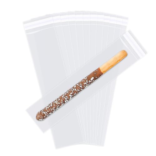 iMailer 1000 Pcs 2" x 10" Pretzel Rod Cellophane Bags - color: 1000 Pack, size: 2" x 10"