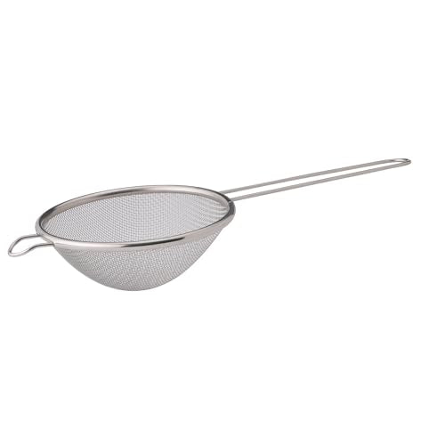 HIC Kitchen Fine Mesh Strainer, 5.5-Inch, 18/8 Stainless Steel - size: Mesh, 5.5-Inch