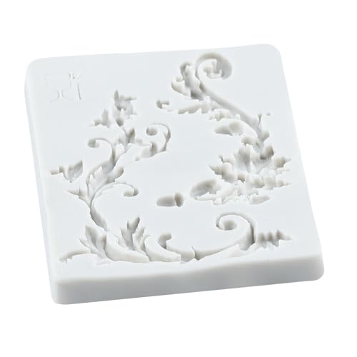 Baroque Fondant Molds Curlicues Scroll Lace Silicone Mold