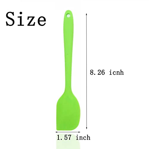 6 Pcs Silicone Spatulas, Small Rubber Spatula 8.3 inch