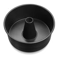 LIANYU 10 In Angel Food Cake Pan, Black Nonstick Tube Pound Pan for Baking - color: Black