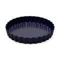 Zyliss E980197 Non-Stick Loose Base Tart Tin | 25cm/10in | Carbon Steel | Dark Blue | Cake Tin/Baking Tin/Bakeware/Cake Mould | Dishwasher Safe | 5 Year Guarantee - style: Loose Base Tart Tin