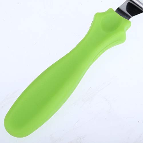 Small Frosting Spatula Set, 2 Offset &1 Straight Icing Spatulas for Cake - color: Green