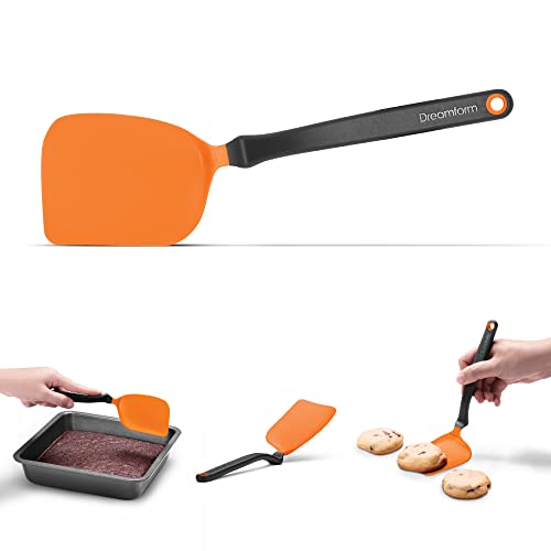 Dreamfarm Mini Chopula Spatula with Strong Chopping Edge - Orange - color: Orange
