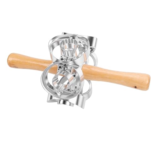 Donut Cutter, Aluminum Alloy Doughnut Cutter With Hole, Donut Roller With Rolling Pin And Handle For Dessert Shops Kitchens Home Baking (Style 2) - size: Style 2