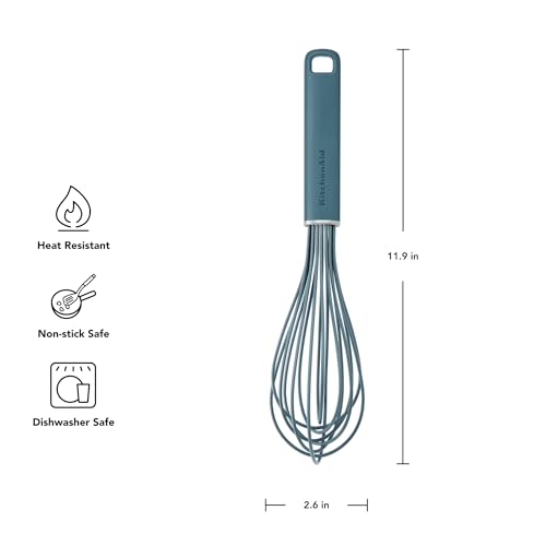 KitchenAid Silicone Whisk - color: Agave