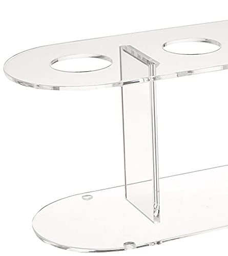 Winco Acrylic 4-Hole Ice Cream Cone Stand,Clear,Medium