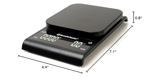 Brod & Taylor Precision Kitchen & Coffee Scale with Timer | (0.1g Precision) - style: Precision Scale