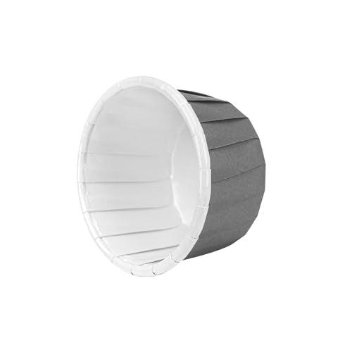Restaurantware 1 oz Round Gray Paper Small Baking Cup, 200 Pack - color: Gray, size: Small