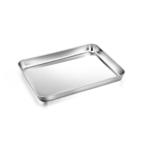 9.4"x7" Baking Sheet Pan(1Pc), Joyfair Stainless Steel Toaster Oven Tray - size: 9.4"x7"