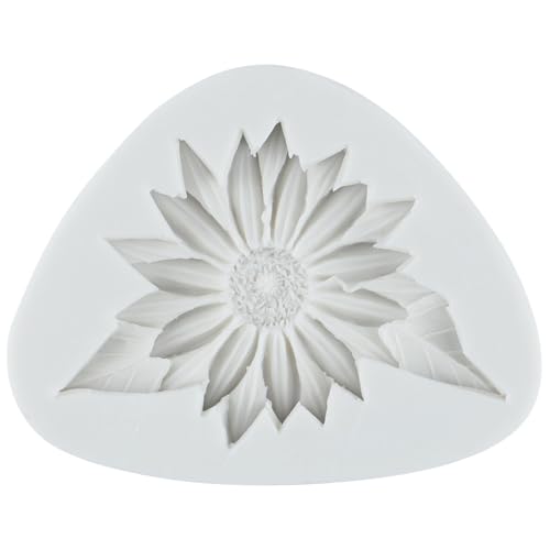Daisy Flower Silicone Molds Daisy Fondant Candy Mold Set of 4 - color: Style D