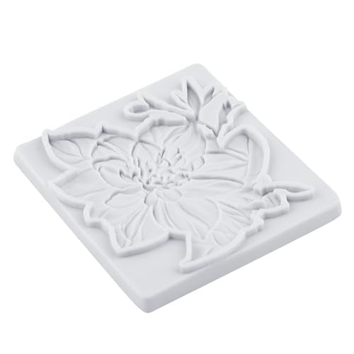 Flower Silicone Mold Hydrangea Camellia Fondant Molds Set of 4 - color: Style K