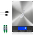 Food Scale -33lb Digital Kitchen Scale for Food Ounces Grams Rechargeable - size: Large