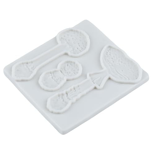 Mushroom Silicone Mold Fungi Mushroom Fondant Molds Set of 4 - color: Style D