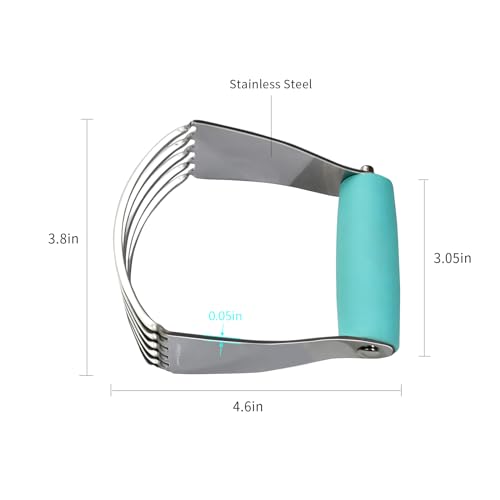 ALLTOP Pastry Blender Cutter, 1 Pack, Turquoise - color: Turquoise