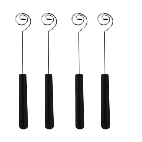 4 Pcs Black Candy Dipping Tools Set Chocolate Dipping Fork Baking Supplies Stainless Steel Fondue Diy Decorating Tools Kitchen Gadget，Fondue Forks Specialty Forks