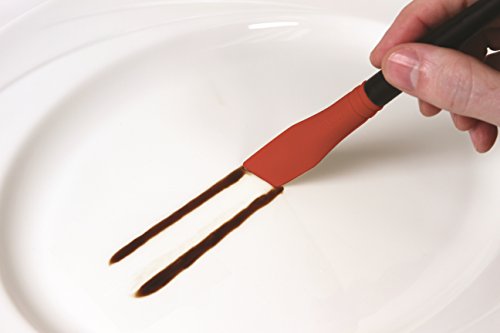 Mercer Culinary Silicone Plating Brush Set- 5 Brushes and a Carrying Case - style: 6-Pc. Silicone Brush Set