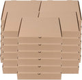 30 PCS 9.4x9.4 Inch Square Cardboard Pizza Box, 1.5 inch Thick Quality Corrugated Pizza Boxes, Disposable Takeaway Packaging Boxes keeps Pizza Fresh, Kraft Brown Color