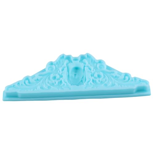 3D Baroque Fondant Molds Curlicues Scroll Relief Silicone Molds - color: Style F