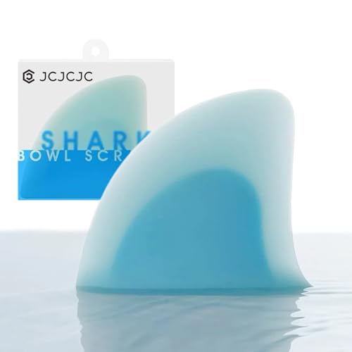 "Shark Fin" Bowl Scraper, Silicone Kitchen Scraper Tool