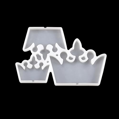 mostsom 3D Crown Shape Silicone Lollipop Mold DIY Chocolate Soap Forms Baking Mould Pastry Bakeware Cake Decorating Tools 2PCS (F_ Crown) - size: F_ Crown