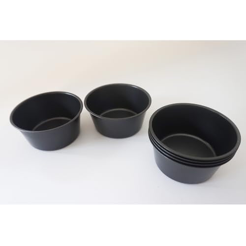 6 Pack Nonstick Popover Pans, 3 Inch Individual Mini Cupcake Tins - size: 3.1" x 1.4"