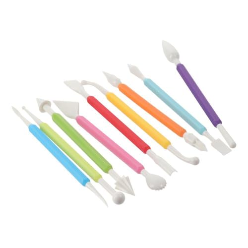 13PCS DIY Fondant Tool Gum Paste Modeling Tools Cake Decorating Hand Tool Double Head Metal Ball Modeling Tools