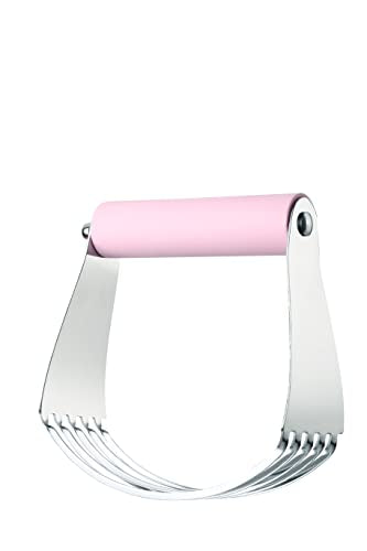 Spring Chef Large Dough Blender For Baking - Pro Pastry Blender - Pink - color: Pink Lemonade, size: 4" Large