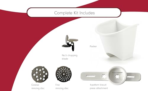 Tredoni #5 Manual Meat Grinder & Biscuit Press Machine Cookie Maker