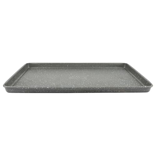 David Burke 15x10 Cookie Sheet – Carbon Steel, PFTE & PFOA Free, Oven Safe, Non-Toxic, Perfect for Baking and Roasting – Gray Speckle - color: Gray Speckle, size: 15x10" Cookie Sheet