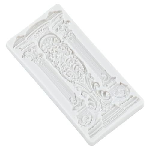 European Roman Column Silicone Mold Baroque Pillars Fondant Molds - color: Style E