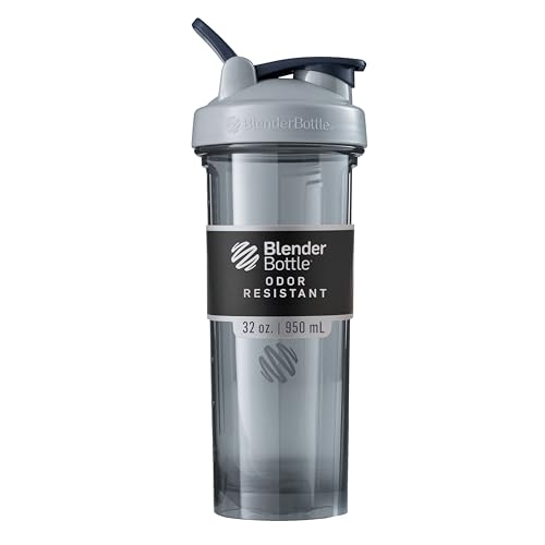 BlenderBottle ProSeries Tritan Shaker Bottle 32 oz Pebble Grey - color: Pebble Grey, size: 946 ml