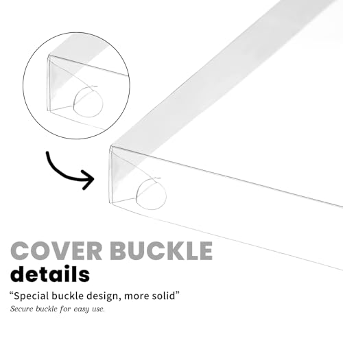 8 Pcs Clear Gift Box with Ribbon 2-Layer 6.7x6.7x7.8 Inch, Transparent Cake Carrier Box with Lids, PET Tall Cake Packaging Boxes, Clear Gift Boxes for Birthday,Wedding and Festival Party - size: 6.7*6.7*7.8 in