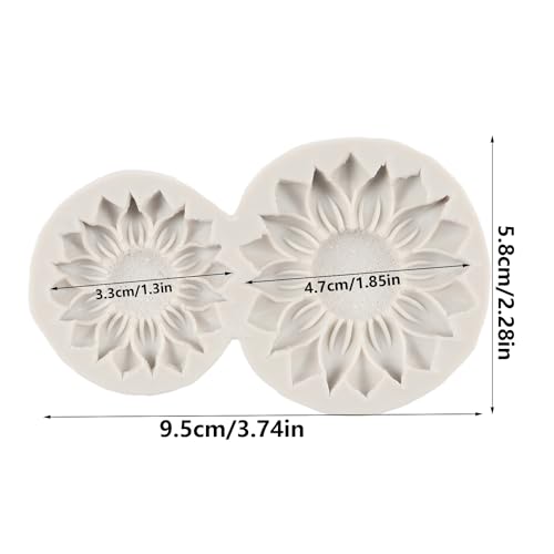 Chrysanthemum Flower Silicone Mold Daisy Flower Fondant Molds - color: Style P