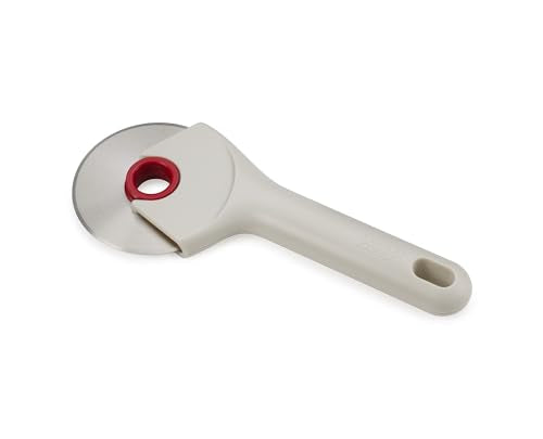 Joseph Joseph Ringo Easy Clean Pizza Wheel Cutter Slicer, Stainless Steel blade, Dishwasher safe