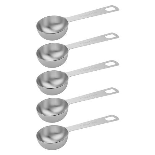 5PCS 1Tbsp(3tsp, 15ml) Measuring Spoon, Stainless Steel Teaspoon - size: 1tbsp