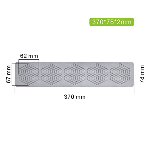 Honeycomb Silicone Fondant Cake Mold Beehive Candy Molds Chocolate Candy 3D Cupcake Decorating Silicone Moulds, Sugar Craft Cake Decoration, Cupcake Top, Polymer Clay - style: 14.8 x 3.12 x 0.08inch