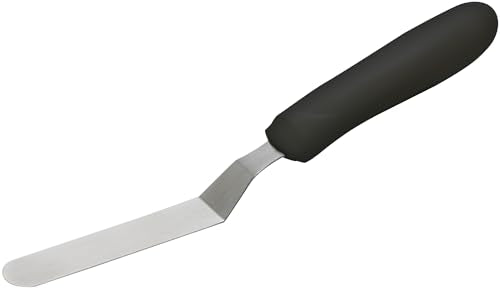 Winco 3 1/2" x 3/4" Black Plastic Spatula Offset - size: One-size