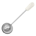 Stainless Steel Powdered Sugar Shaker Duster Flour Sifter Powder Duster Baking Powder Sifters for Baking Tools (White) - color: White