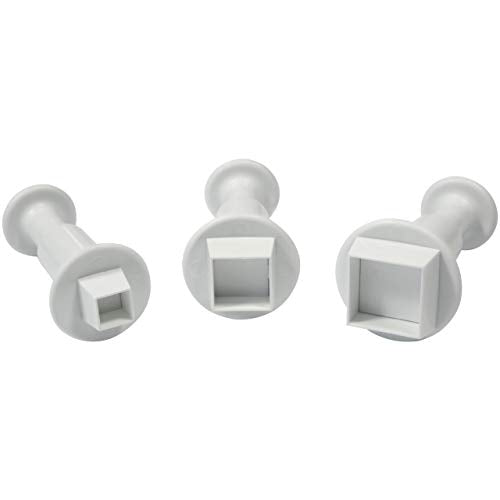 PME Plunger Cutters, Square, 3-Pack