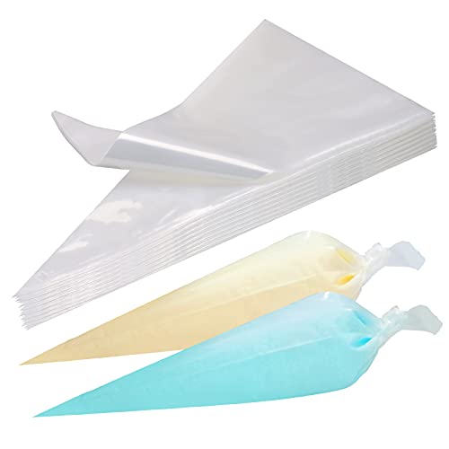 18 Inch Piping Bags 100 Pcs Disposable Pastry Bags Cake Decorating Bags - size: 18inch-100Pcs
