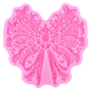 Mujiang Bow Silicone Mold Christmas Bow Fondant Molds Set of 3 - color: Style G