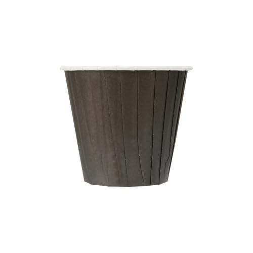 Restaurantware 4 oz Round Black Paper Tall Baking Cup, 200 Pack - color: Black, size: Tall