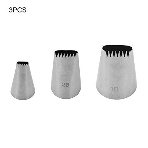 Symphony Wire Tips, Stainless Steel Icing Piping Nozzles For Pastry Fondant Tools (D) - color: D