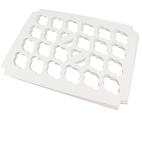 Mini Cupcake Insert for 14x10 Cake Box, 100 Pack
