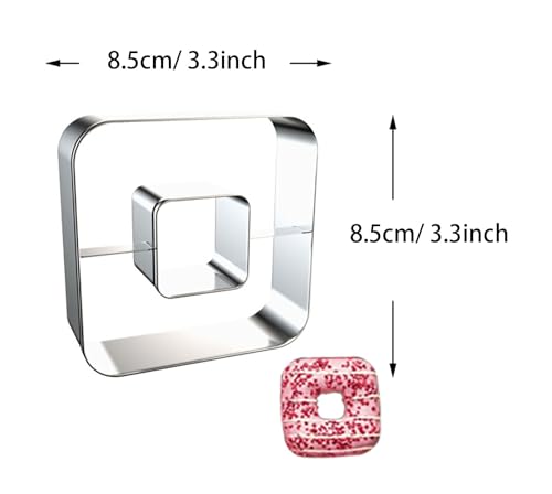 Square Doughnut Cookie Cutter
