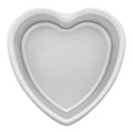 Fat Daddio's PHT-83 Anodized Aluminum Heart Cake Pan, 8 x 3 Inch - size: 8 x 3 Inch, style: Solid Bottom