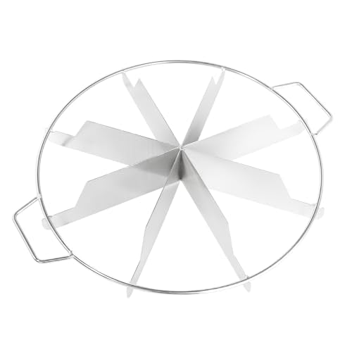 8 Slices Pie Cutter Cookie Cutters Pizza Cutters Cake Slicer for Even Slices Stainless Steel Side handle Kitchen Tools - size: 8 Slices Pie Cutter